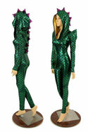 Mardi Gras Dragon Hood Catsuit - 1