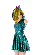 Mardi Gras Dragon Skater Dress - Coquetry Clothing