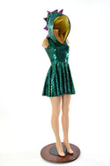 Mardi Gras Dragon Skater Dress - 3