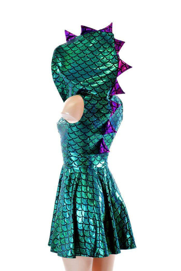 Mardi Gras Dragon Skater Dress - 5