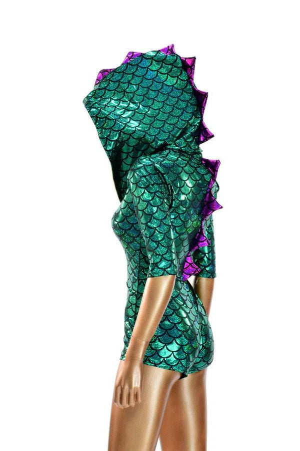 Mardi Gras Hoodie Romper - 4