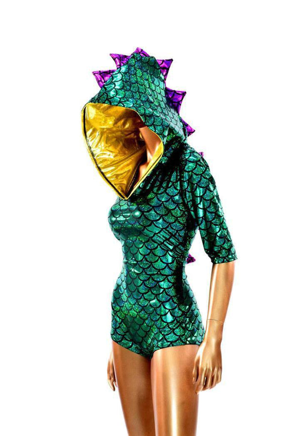 Mardi Gras Hoodie Romper - 5