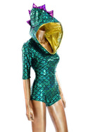Mardi Gras Hoodie Romper - 1