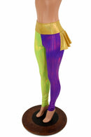 Mardi Gras Ruffle Rump Leggings - Coquetry Clothing