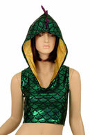 Mardi Gras Sleeveless Dragon Crop - Coquetry Clothing