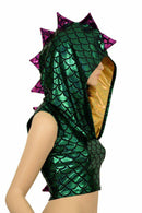 Mardi Gras Sleeveless Dragon Crop - Coquetry Clothing