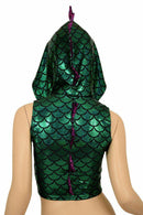 Mardi Gras Sleeveless Dragon Crop - Coquetry Clothing