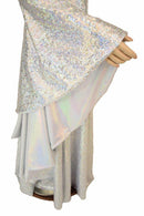 Marian Gown in Elven LARP colors with Sorceress Sleeves - Coquetry Clothing