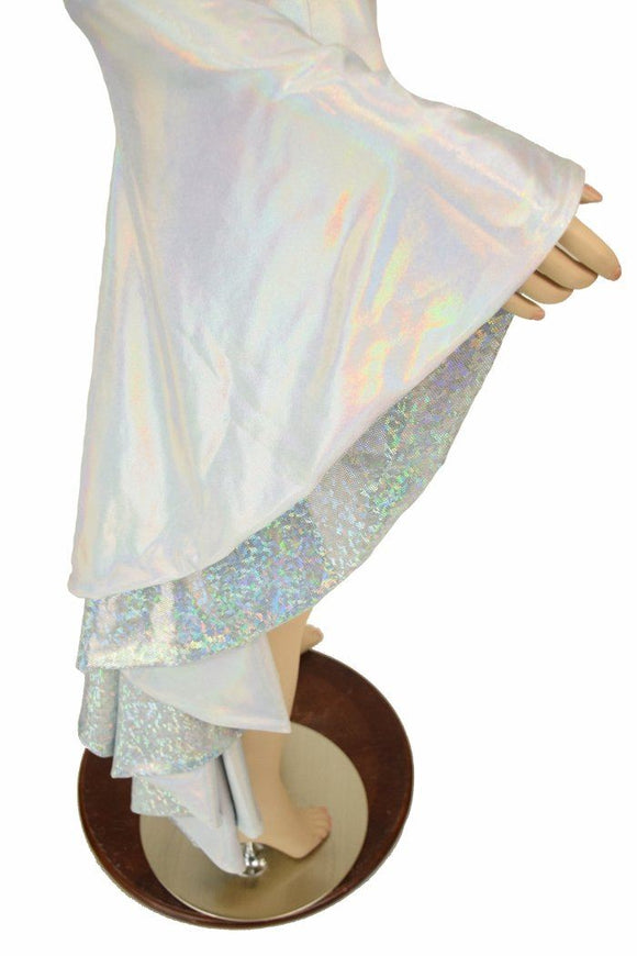 Marian Romper in Elven LARP colors with Sorceress Sleeves - Coquetry Clothing