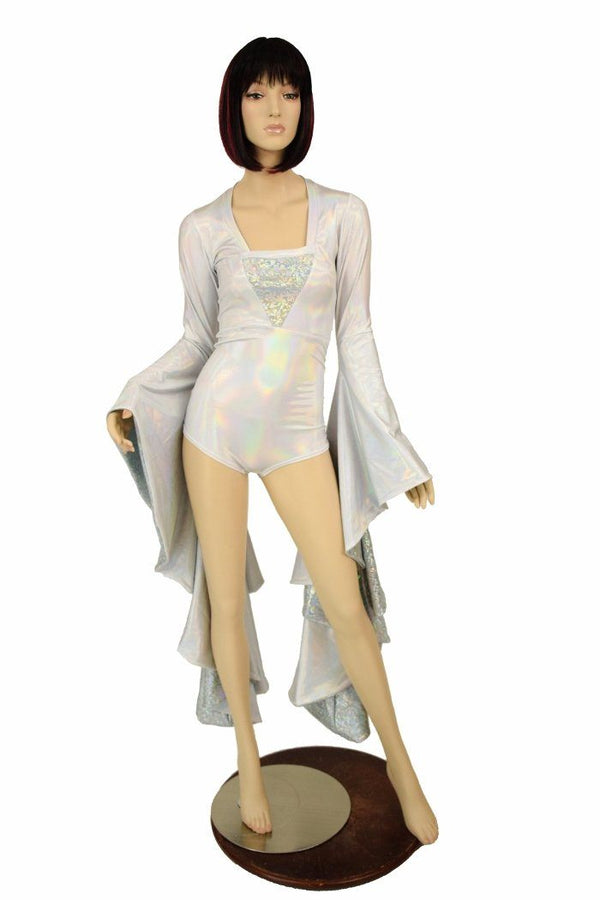 Marian Romper in Elven LARP colors with Sorceress Sleeves - 1