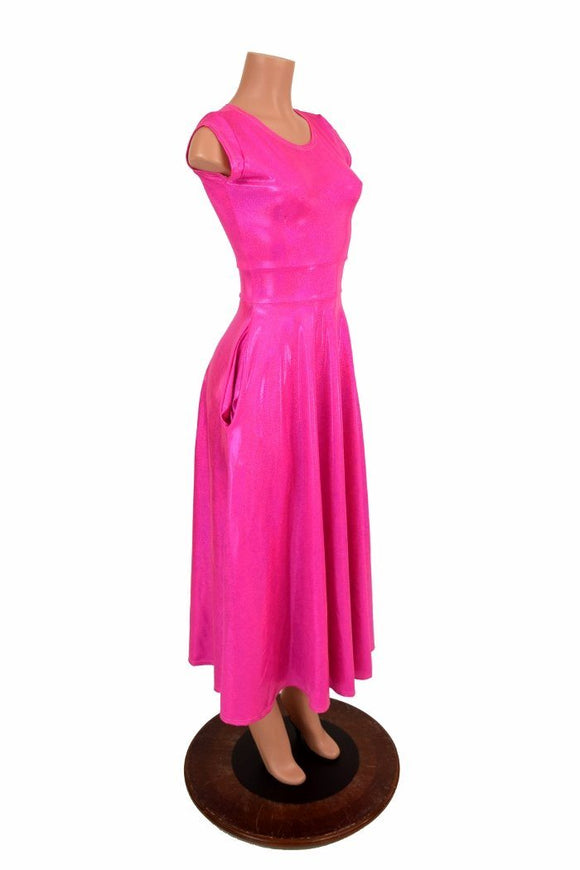 Maxi Length "Melissa" Gown in Pink - Coquetry Clothing