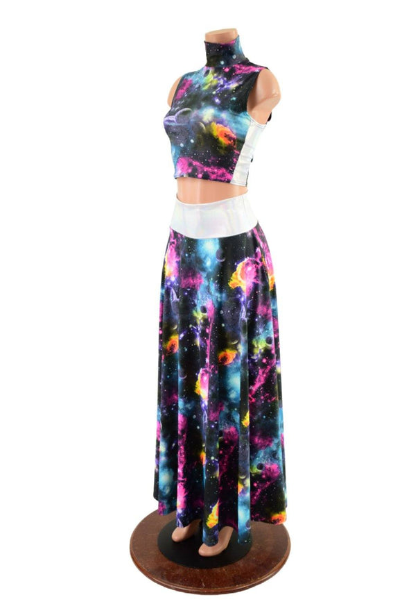 Maxi Skirt and Crop Top Set - Coquetry Clothing