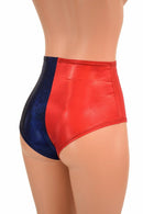 Medium Ready to Ship Harlequin High Waist "Siren" Hot Pants - Coquetry Clothing