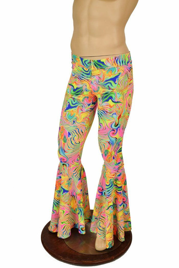 Medium Ready to Ship Mens Mid Rise Bell Bottom Flares - Coquetry Clothing
