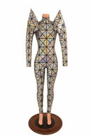 Mega Sharp Shoulder Catsuit - Coquetry Clothing