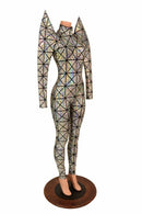 Mega Sharp Shoulder Catsuit - Coquetry Clothing