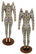 Mega Sharp Shoulder Catsuit - 1