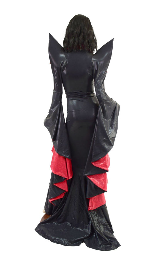 Mega Sharp Shoulder Demonica/Sorceress Gown - Coquetry Clothing
