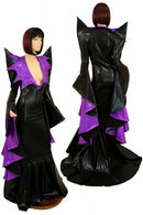 Mega Sharp Shoulder Demonica/Sorceress Gown - Coquetry Clothing