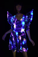 Mega Sharp Shoulder Galaxy Skater - Coquetry Clothing