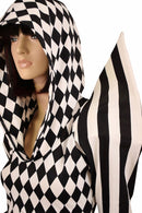 Mega Sharp Shoulder Hoodie Romper - Coquetry Clothing