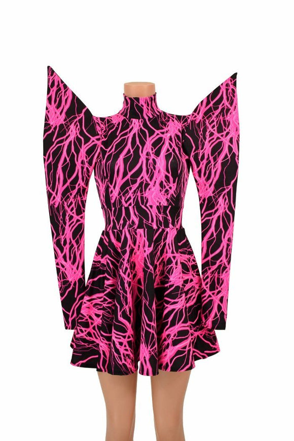 Mega Sharp Shoulder Lightning Skater - Coquetry Clothing
