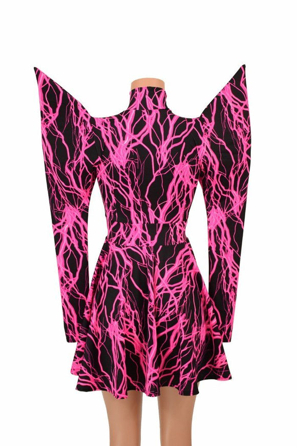 Mega Sharp Shoulder Lightning Skater - Coquetry Clothing