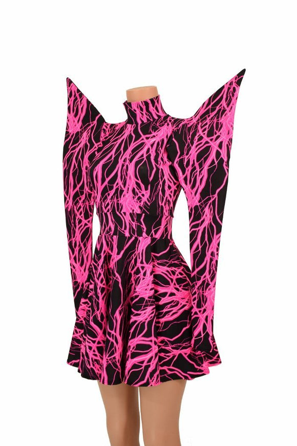 Mega Sharp Shoulder Lightning Skater - Coquetry Clothing