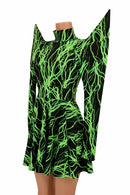 Mega Sharp Shoulder Lightning Skater - Coquetry Clothing