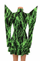 Mega Sharp Shoulder Lightning Skater - Coquetry Clothing