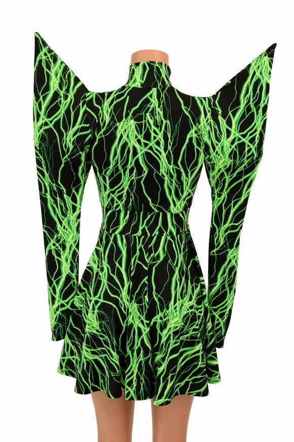 Mega Sharp Shoulder Lightning Skater - Coquetry Clothing