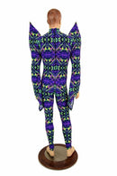 Mega Sharp Shoulder Pixie Sleeve Catsuit - Coquetry Clothing