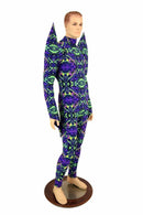 Mega Sharp Shoulder Pixie Sleeve Catsuit - Coquetry Clothing