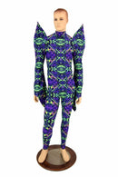 Mega Sharp Shoulder Pixie Sleeve Catsuit - Coquetry Clothing