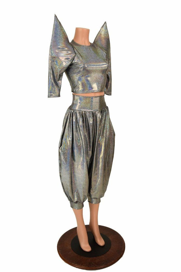 Mega Shoulder Top & "Michael" Pants Set - Coquetry Clothing