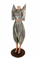 Mega Shoulder Top & "Michael" Pants Set - Coquetry Clothing