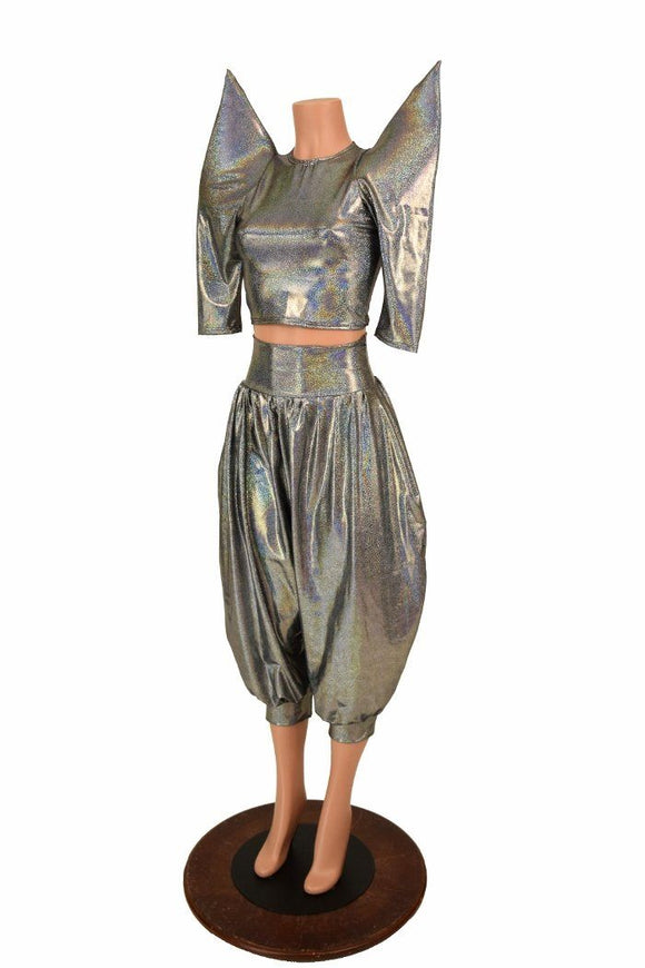 Mega Shoulder Top & "Michael" Pants Set - Coquetry Clothing
