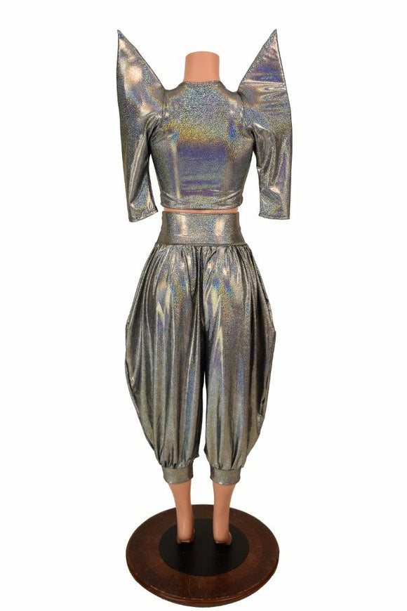 Mega Shoulder Top & "Michael" Pants Set - Coquetry Clothing