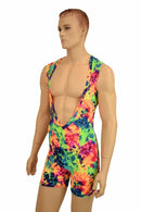 Mens Acid Splash Deep Bro V Romper - Coquetry Clothing