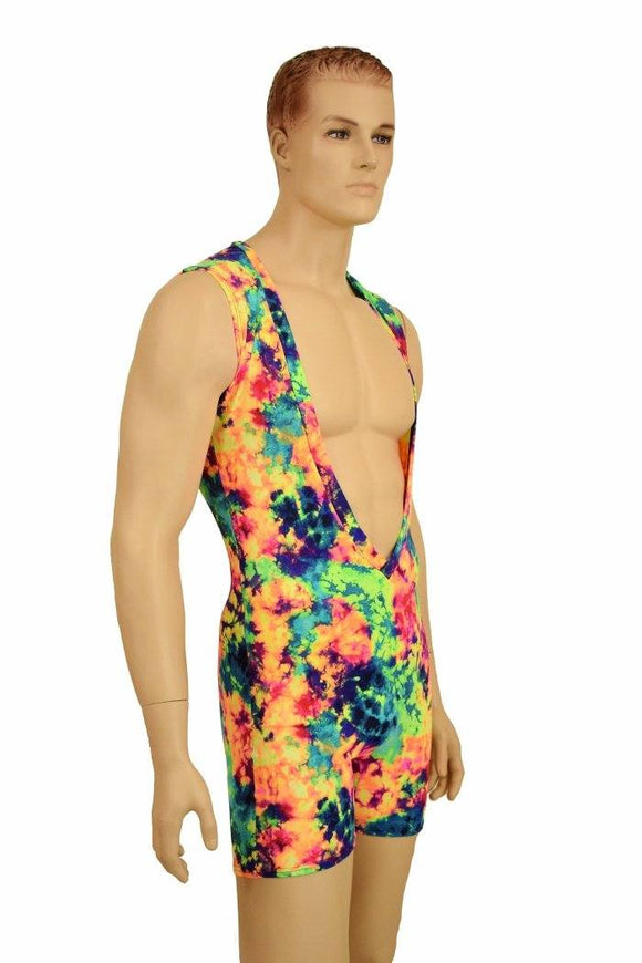 Mens Acid Splash Deep Bro V Romper - Coquetry Clothing