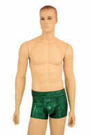 Mens "Aruba" Shorts in Green Kaleidoscope - Coquetry Clothing