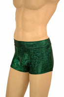 Mens "Aruba" Shorts in Green Kaleidoscope - Coquetry Clothing