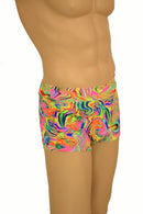 Mens "Aruba" Shorts in Neon Flux - Coquetry Clothing