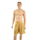 Mens Basketball Shorts with Pockets in Gold Sparkly Jewel - Coquetry Clothing