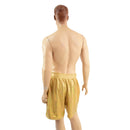 Mens Basketball Shorts with Pockets in Gold Sparkly Jewel - Coquetry Clothing