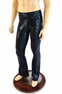 Mens Black Dragon Bootcut Leggings - 4