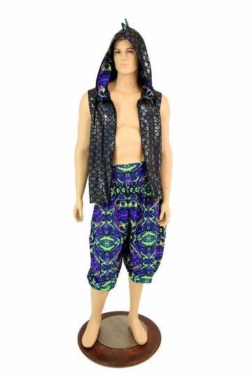 Mens Black & Neon Melt Dragon Set - Coquetry Clothing
