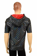 Mens Black & Red Dragon Hoodie - Coquetry Clothing