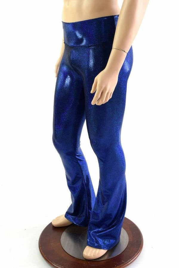 Mens Blue Bootcut Pants - 2
