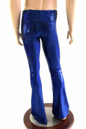 Mens Blue Bootcut Pants - 3